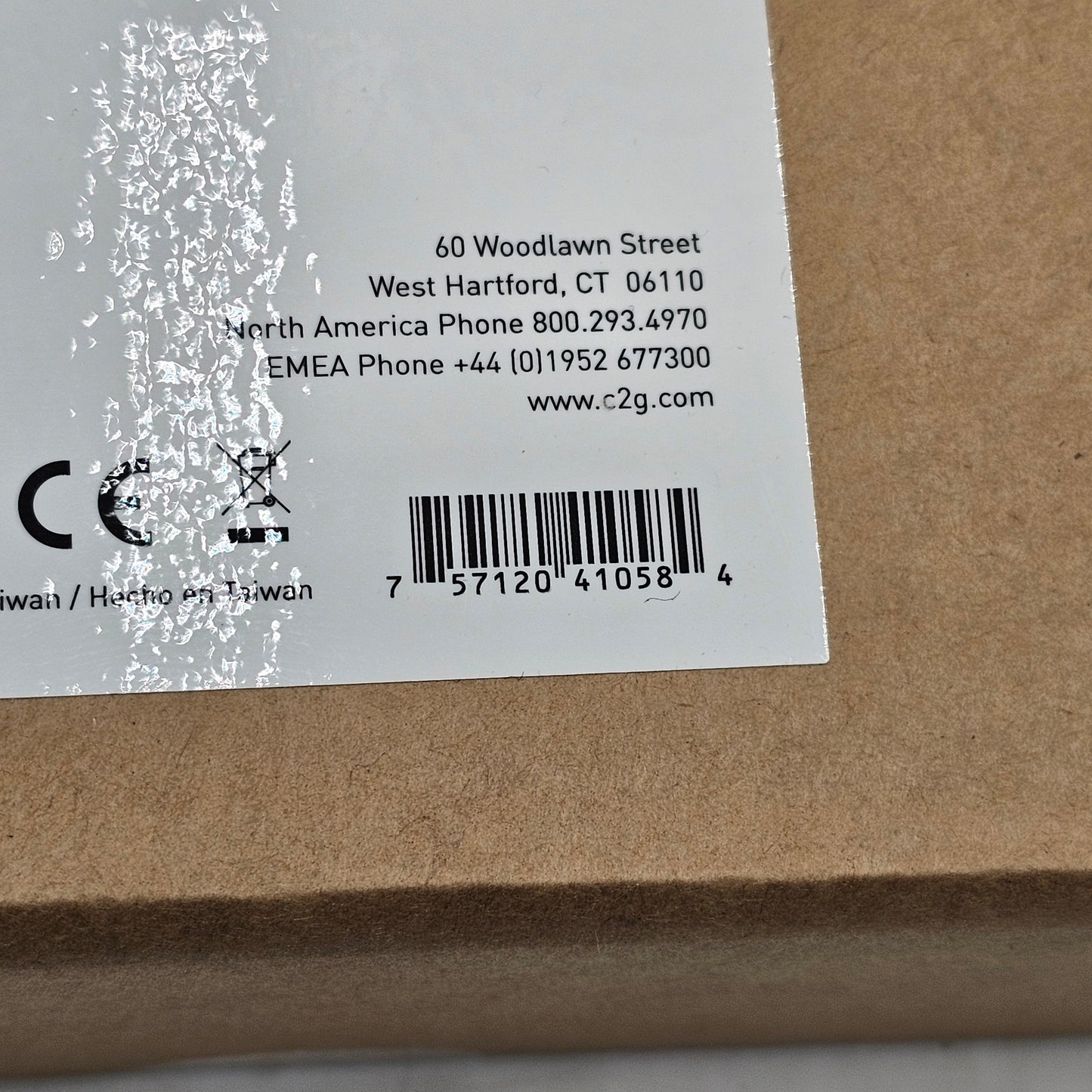 New C2G 4 Port 4K30 HDMI Splitter