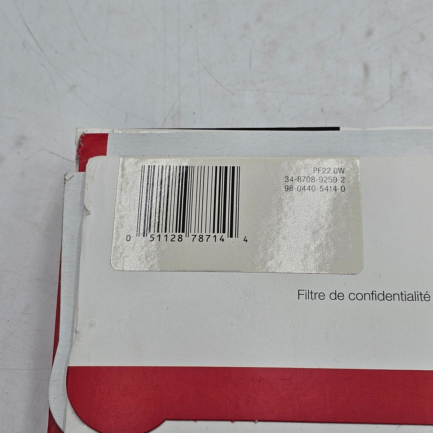 New 3M Black Privacy Filter for 23.8 Widescreen LCD Monitors LOT OF 5 PF238W9B