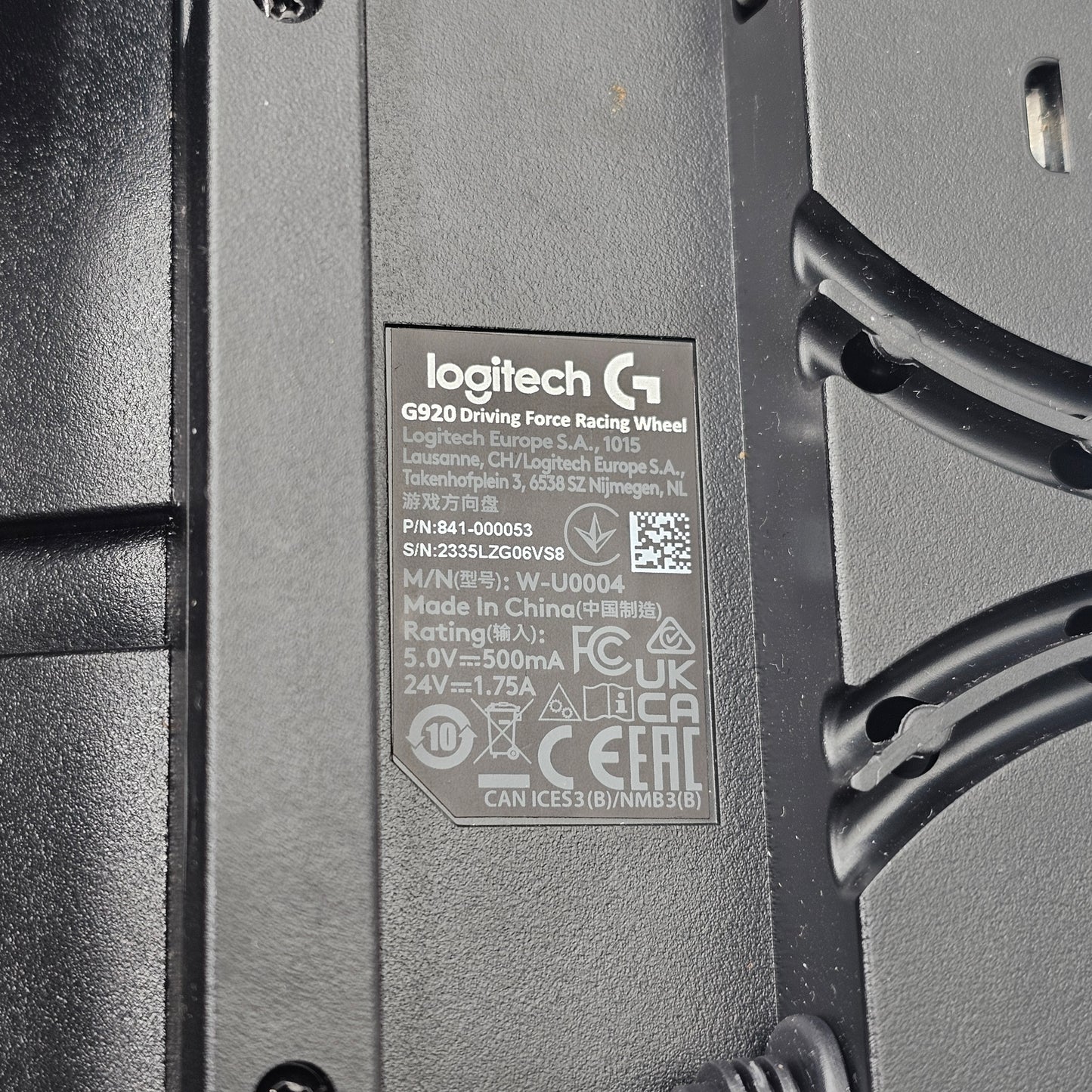 Logitech G Driving Force G920 Game Racing Wheels And Pedals 841-000053