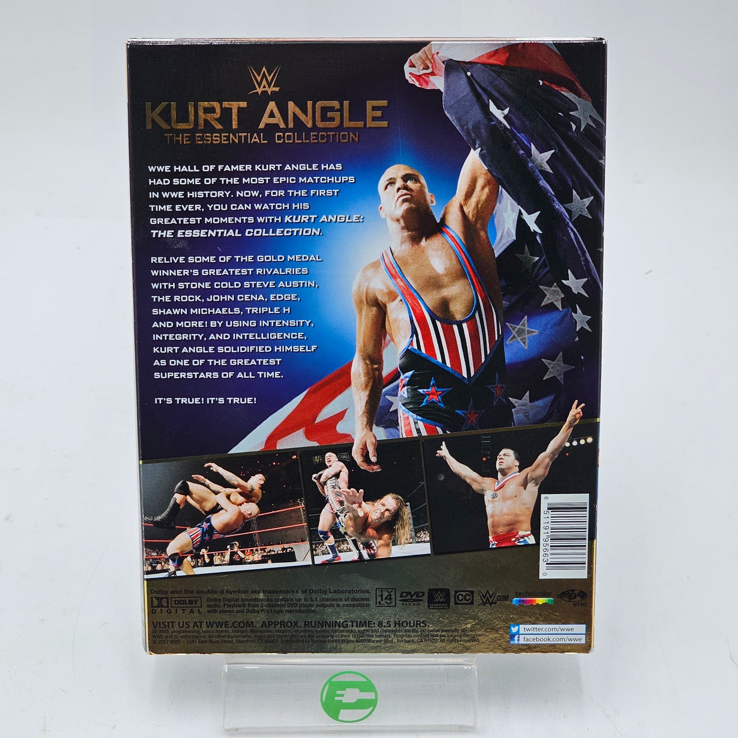 WW KURT ANGLE THE ESSENTIAL COLLECTION DVD Set