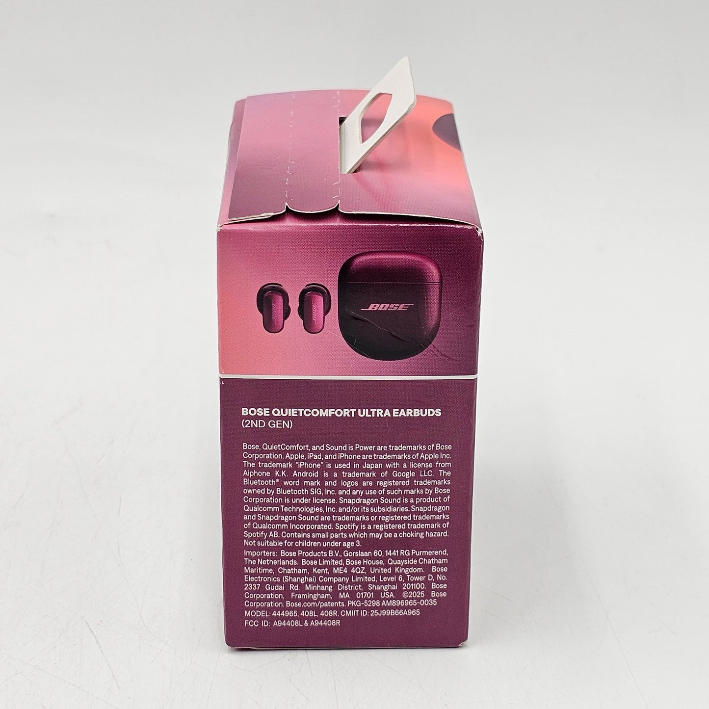 New Bose QuietComfort Ultra QC Ultra 2nd Gen Earbuds Deep Plum 896637-0030