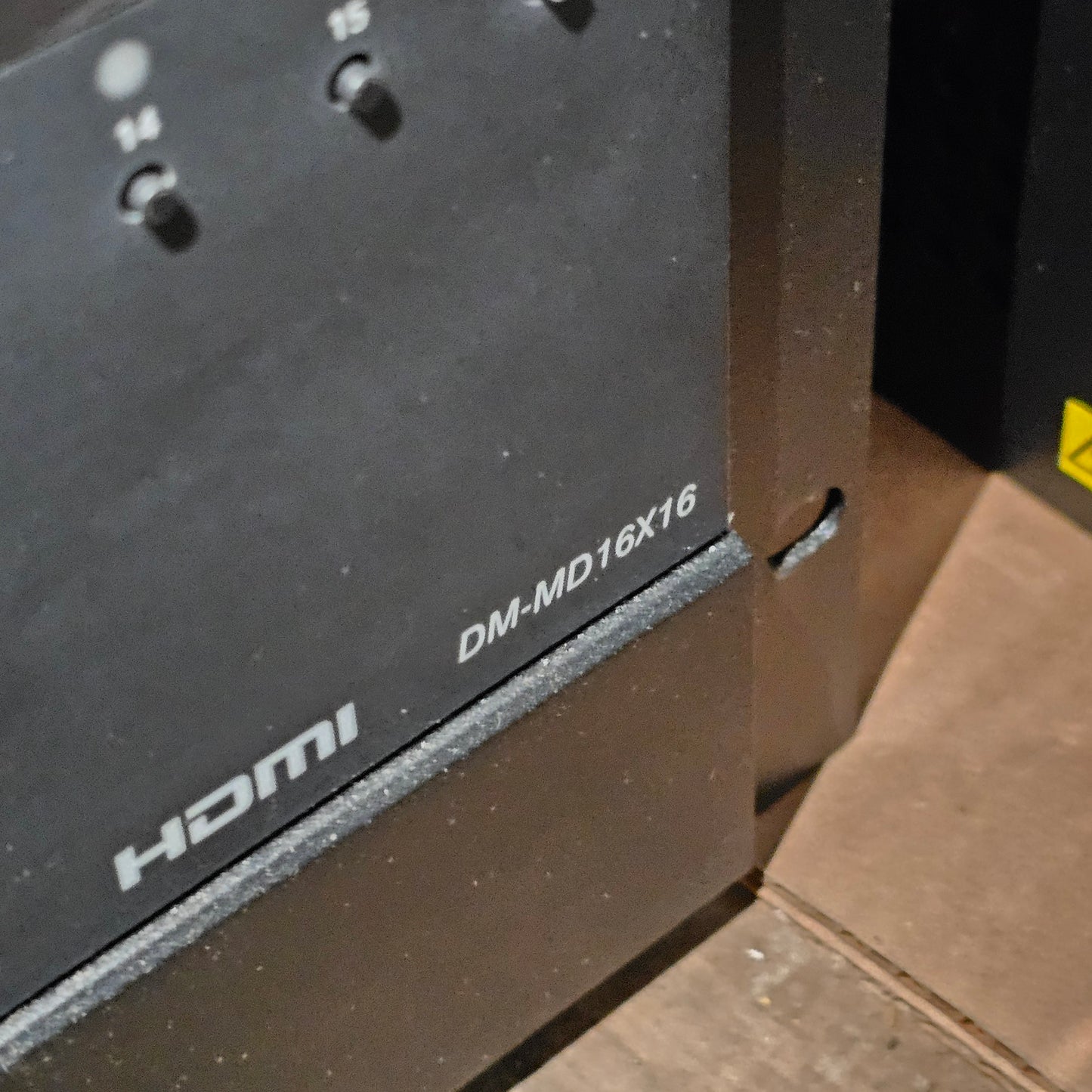 Crestron DMP16X16 Loaded with 16 DMC C DSP Input Cards