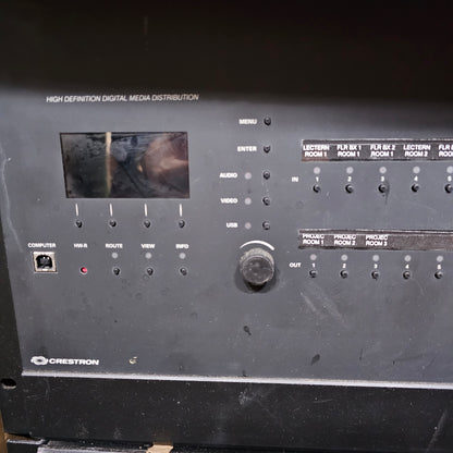 Crestron DMP16X16 Loaded with 16 DMC C DSP Input Cards