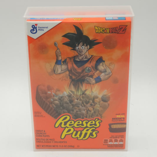 New Reese’s Puffs Dragon Ball Z Limited Goku Holo Cereal Box