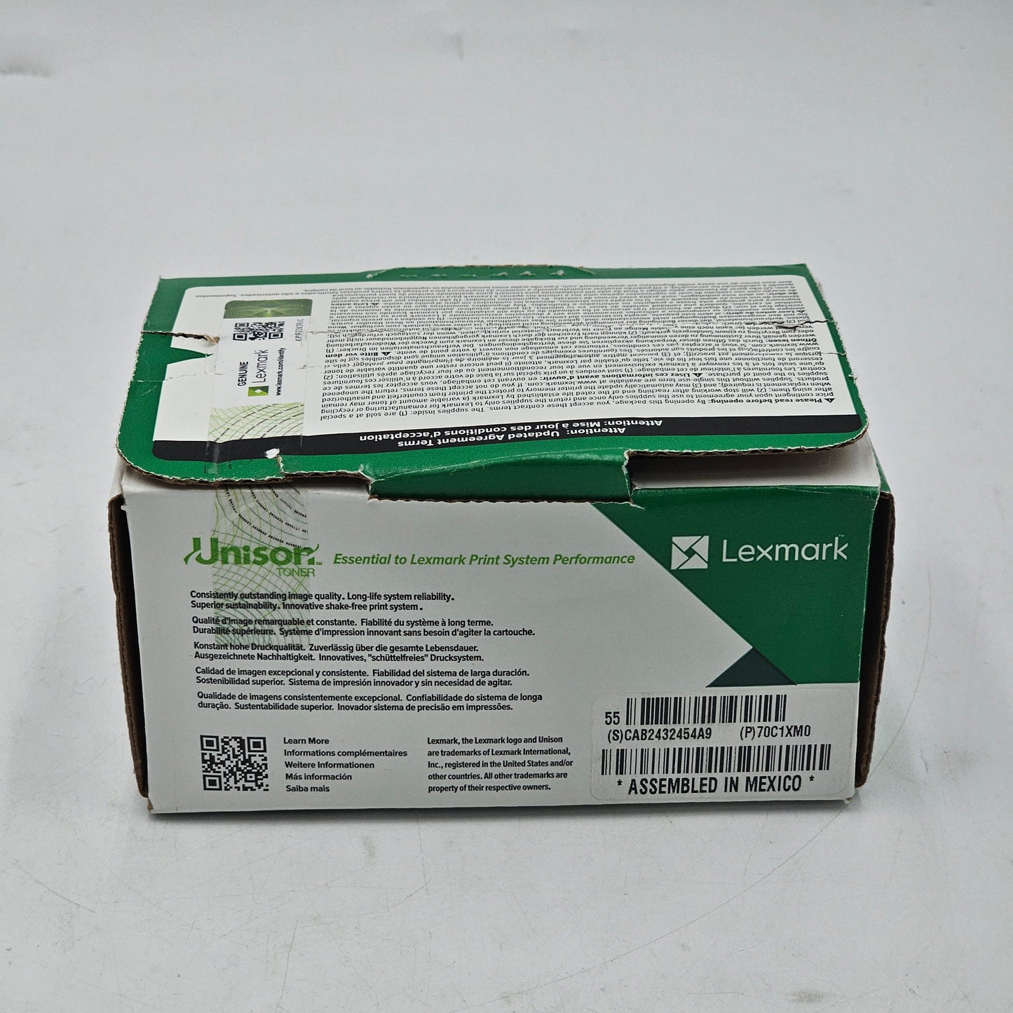 New Lexmark One Magenta Extra High Yield Toner 70C1XM0