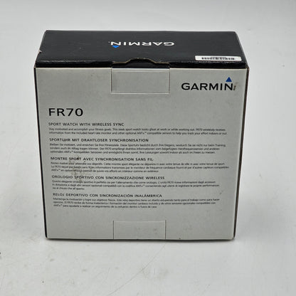 New Garmin Sport Watch Wireless Sync FR70
