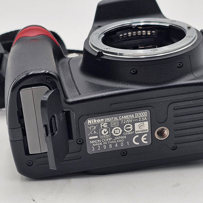 Nikon D3000 10.2MP Digital Camera Body Only
