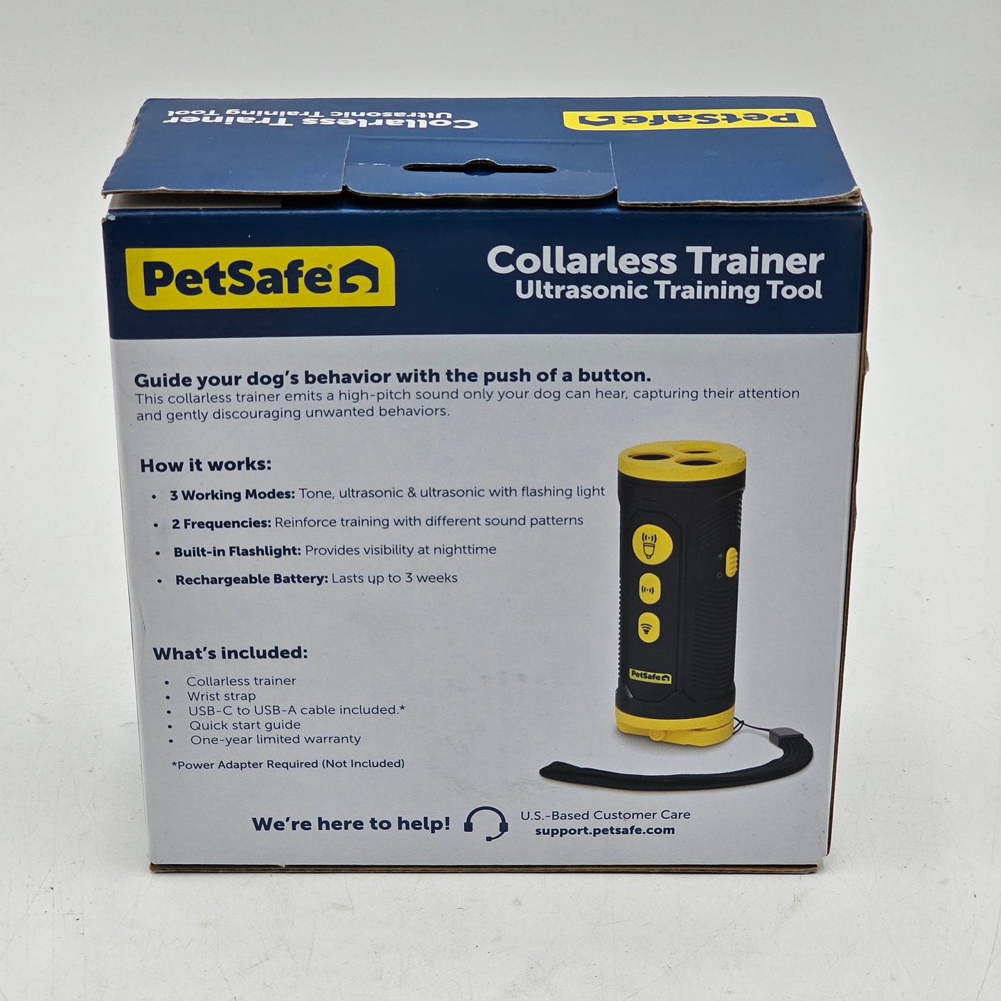 New Petsafe Collarless Trainer Ultrasonic Training Tool PDT00-18185