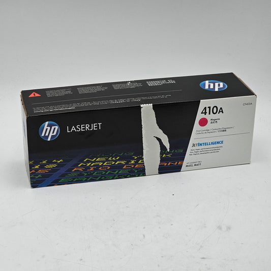 New HP LaserJet Magenta Print Cartridge 410A