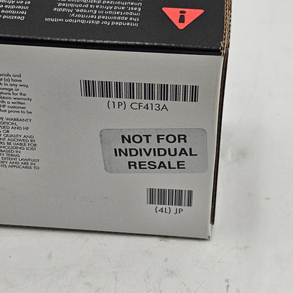 New HP LaserJet Magenta Print Cartridge 410A