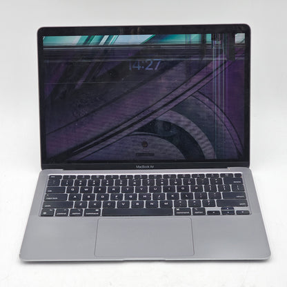 Broken 2020 Apple MacBook Air 13.3" M1 A2337 Cracked Screen