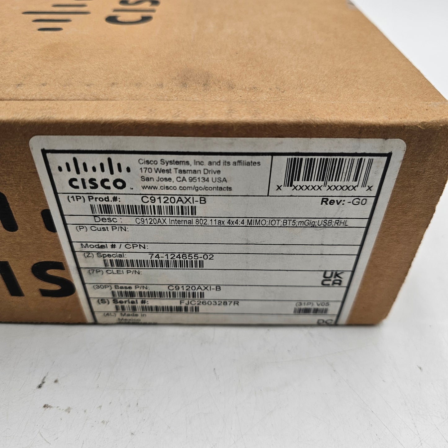 Cisco AP Wireless Access Point C9120AXI-B