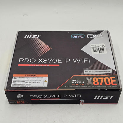 MSI PRO WIFI AM5 AMD ATX Motherboard X870E-P