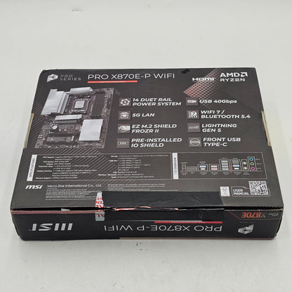 MSI PRO WIFI AM5 AMD ATX Motherboard X870E-P