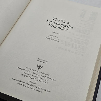 Encyclopedia Britannica Incomplete 15th Edition Micropedia Macropedia 1768 Vol 1-7 16-29
