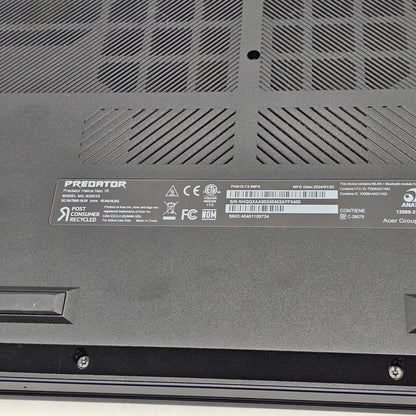 Acer Predator Helios 16 i9-14900HX 2.2GHz 16GB RAM 1TB SSD GeForce RTX 4060