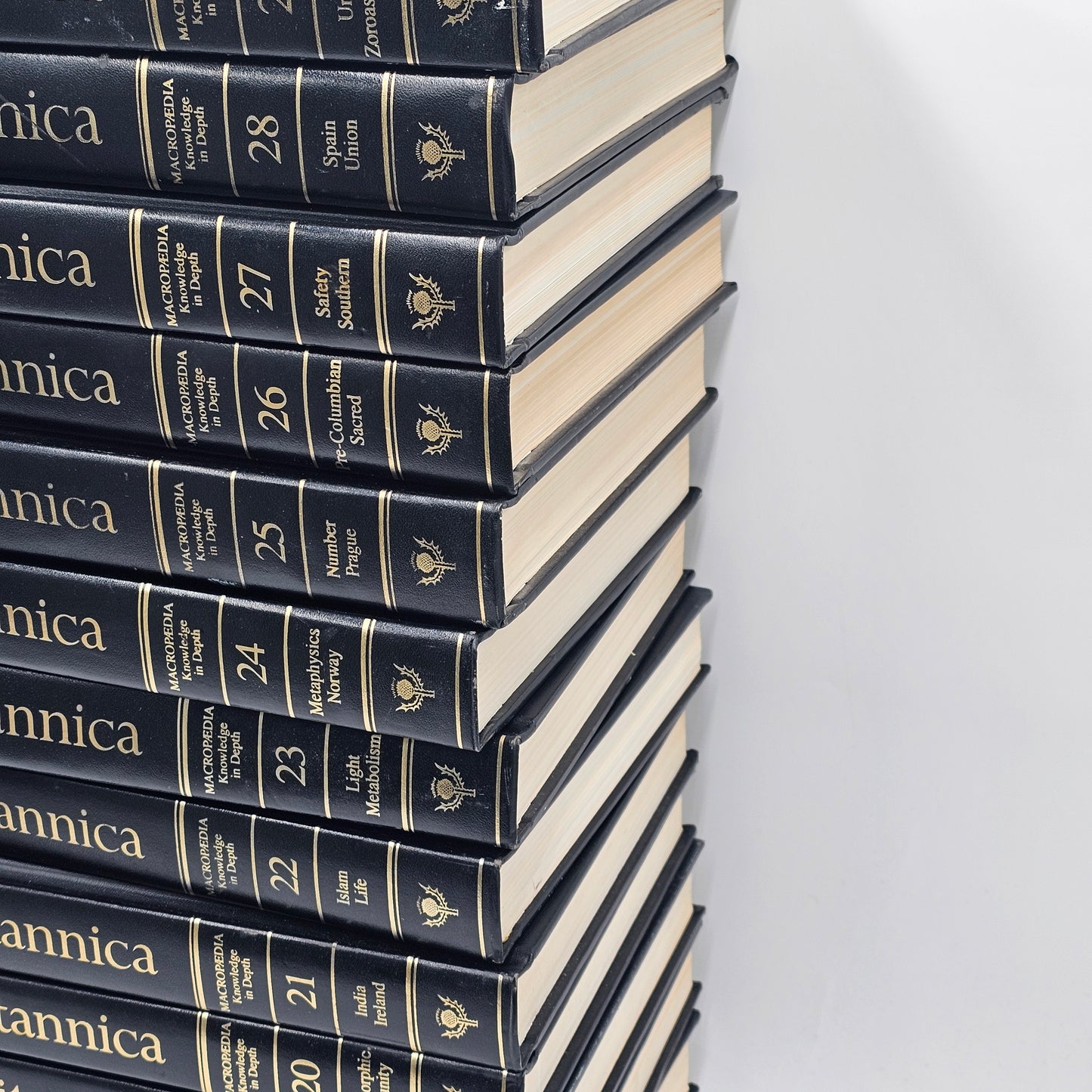 Encyclopedia Britannica Incomplete 15th Edition Micropedia Macropedia 1768 Vol 1-7 16-29