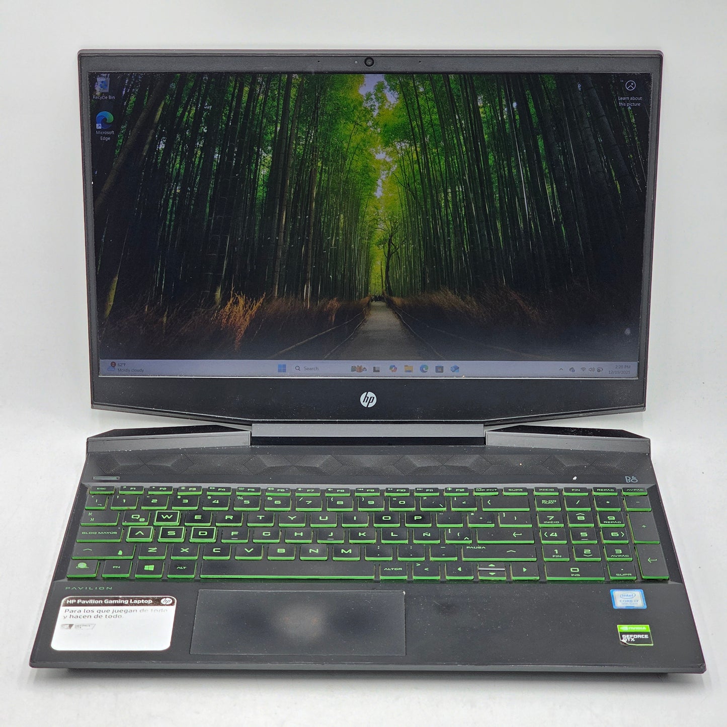 HP Pavilion Gaming Laptop i7-9750H 2.6GHz 8GB RAM 512GB 1TB SSD GeForce GTX 1650