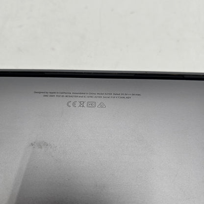 2019 Apple MacBook Pro 13.3" i5 1.4GHz 8GB RAM 128GB SSD Space Gray A2159