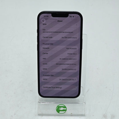 Factory Unlocked Apple iPhone 13 128GB Midnight MLML3LL/A