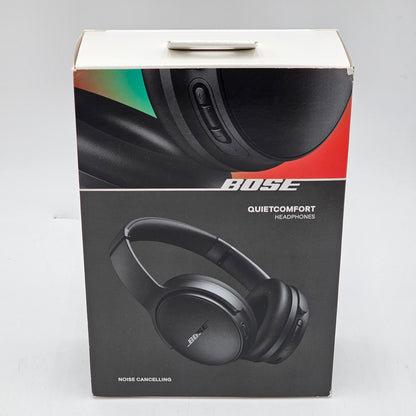 New Bose QuietComfort Over-Ear Noise Cancelling Bluetooth Headphones Black