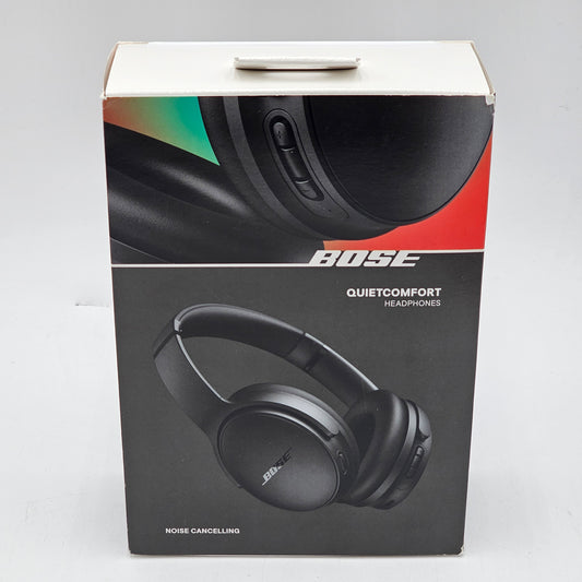 New Bose QuietComfort Over-Ear Noise Cancelling Bluetooth Headphones Black