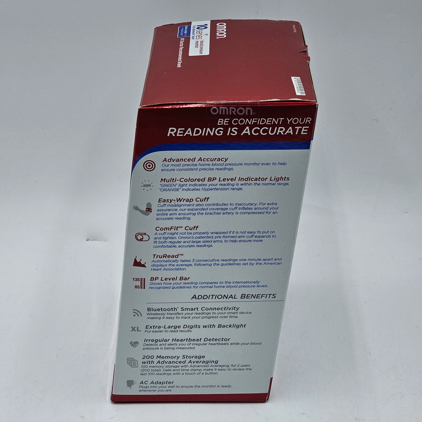 New Omron Blood Pressure Monitor 10 Series Bluetooth Smart BP786