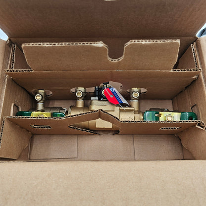 New WATTS 3/4" Bronze Double Check Valve Assembly 007M3-QT-FZ