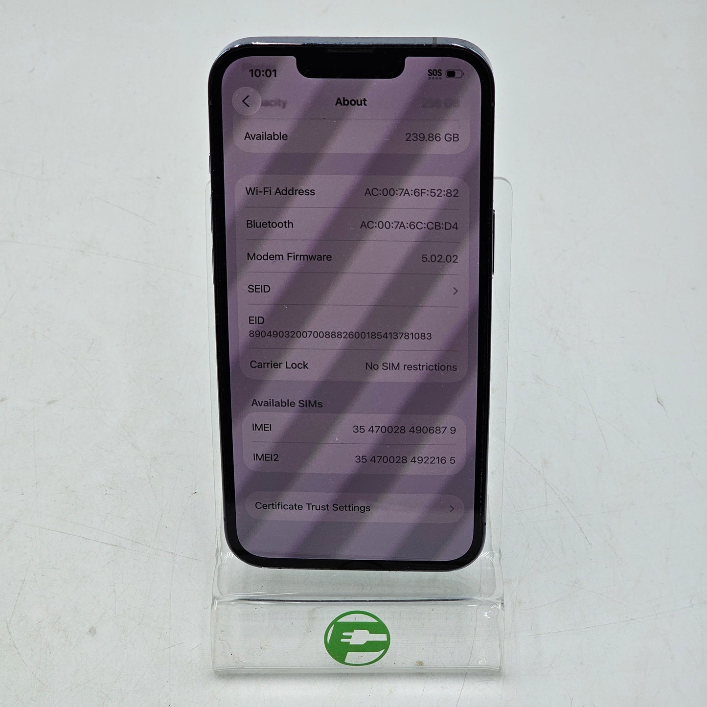 Factory Unlocked Apple iPhone 13 Pro 256GB Sierra Blue NLR93L/A