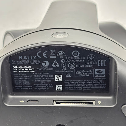 Logitech Rally  Video Conferencing Camera V-R0010