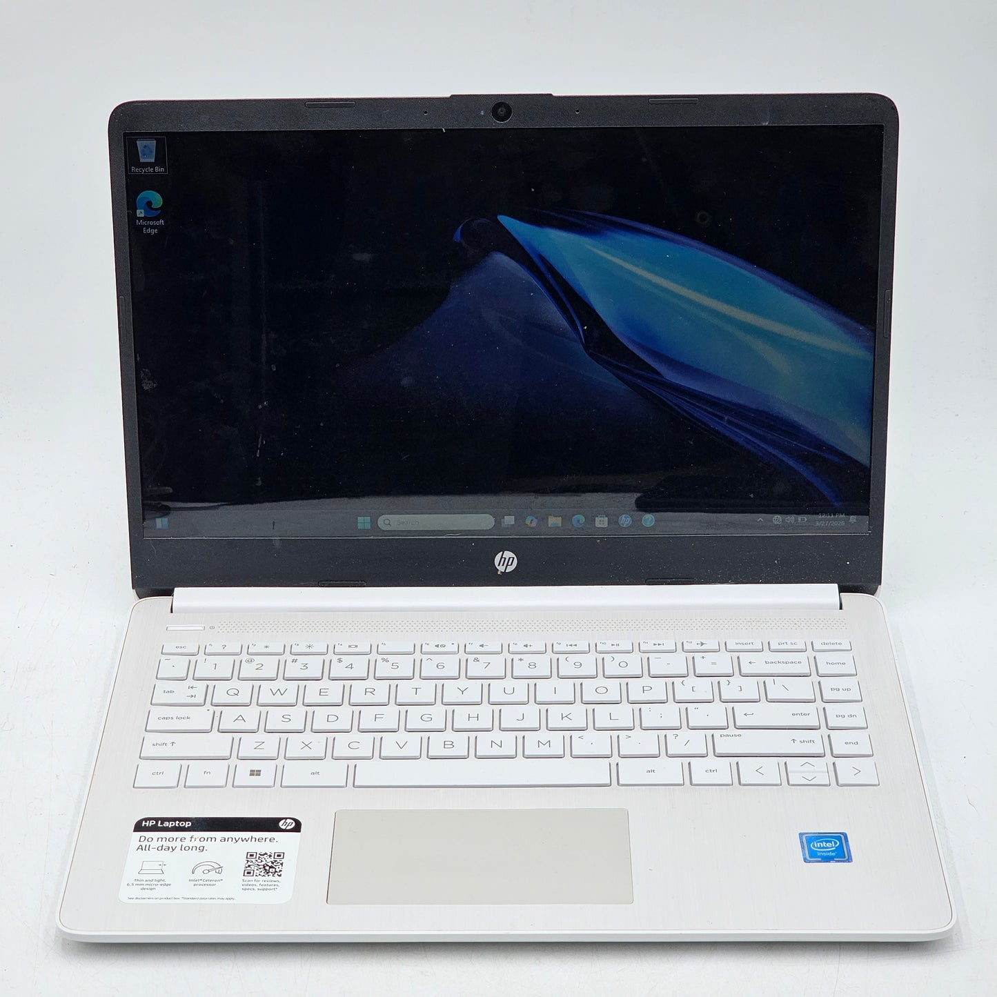 HP Stream 14-DQ0052DX 14" Celeron N4120 1.1GHz 4GB RAM 64GB