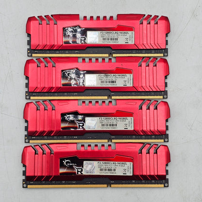 G.Skill RIPJAWS Z 16GB (4×4GB) RAM DDR3 1600MHz F3-12800CL9Q-16GBZL