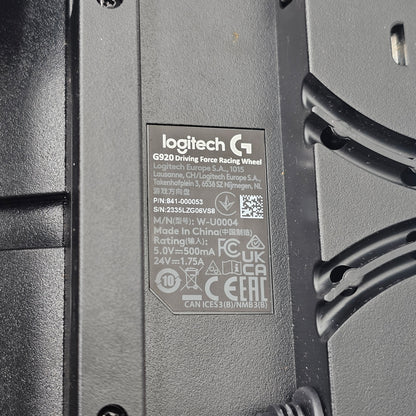 Logitech G Driving Force G920 Game Racing Wheels And Pedals 841-000053