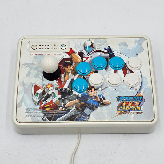 Nintendo Wii Tatsunoko vs Capcom Ultimate All Stars Arcade Fight Stick