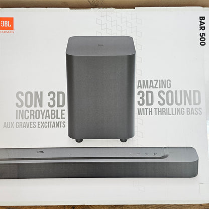 New JBL BAR 500 5.1ch Soundbar with Multibeam and Dolby Atmos