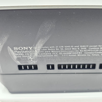 Sony PlayStation 5 Disc PS5 825GB White Console Gaming System Only CFI-1015A