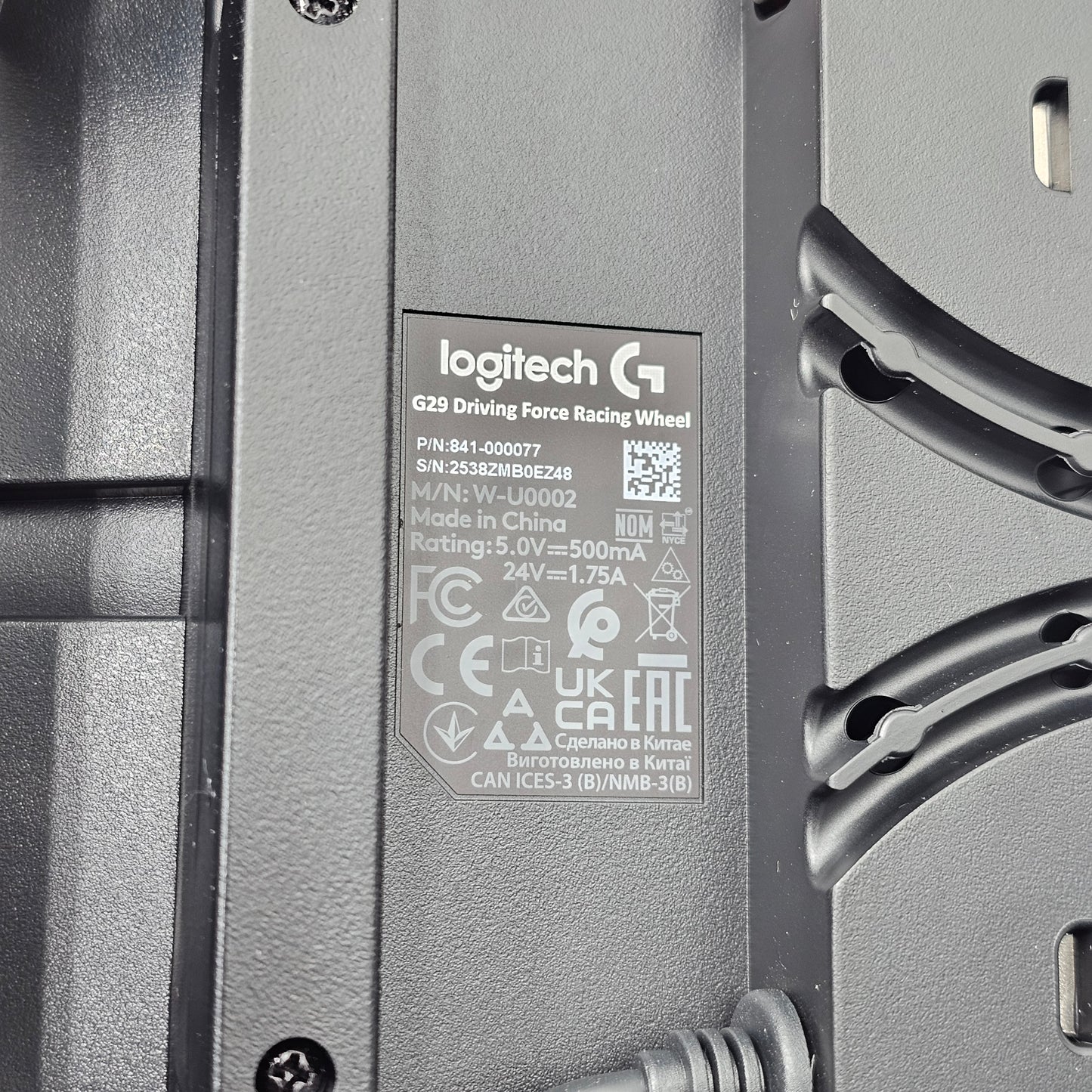 New LOGITECH G29 DRIVING FORCE Steering Wheels & Pedals