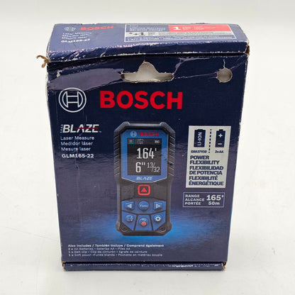 New Bosch GLM165-22 3V Laser Measure