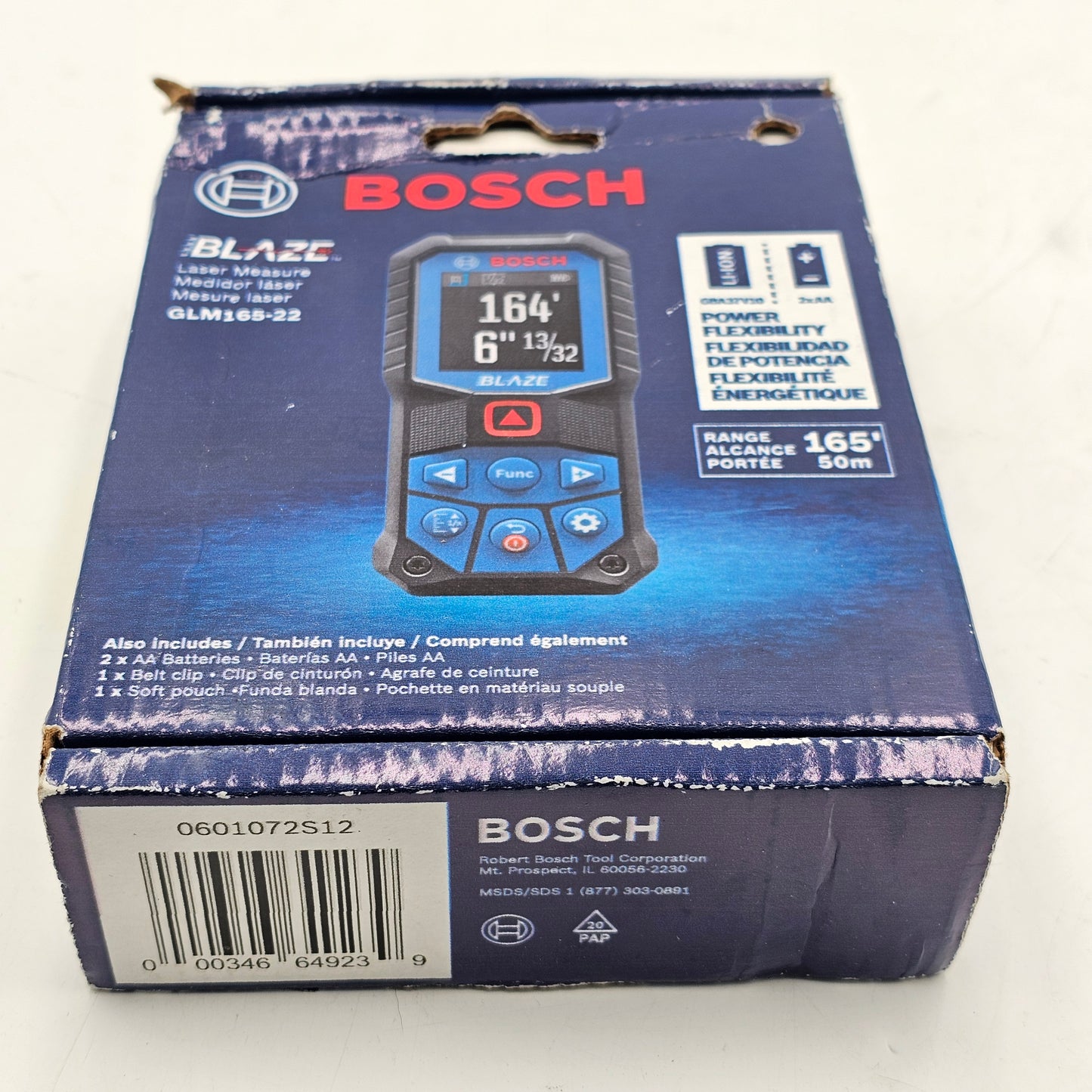 New Bosch GLM165-22 3V Laser Measure
