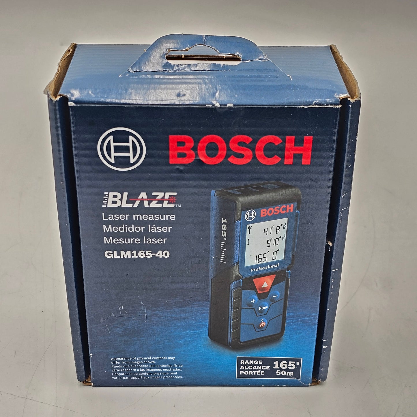 New Bosch GLM165-40 3V Laser Measure