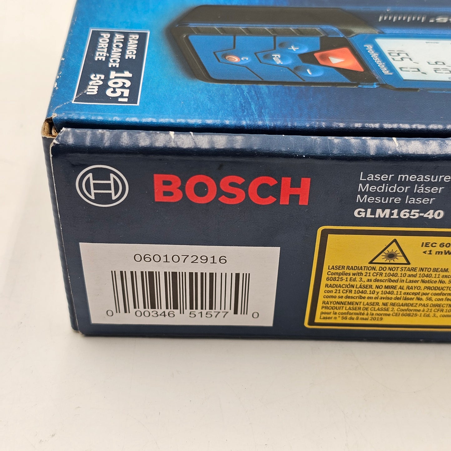 New Bosch GLM165-40 3V Laser Measure