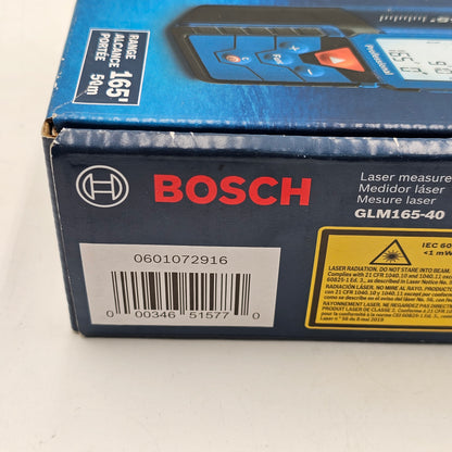 New Bosch GLM165-40 3V Laser Measure