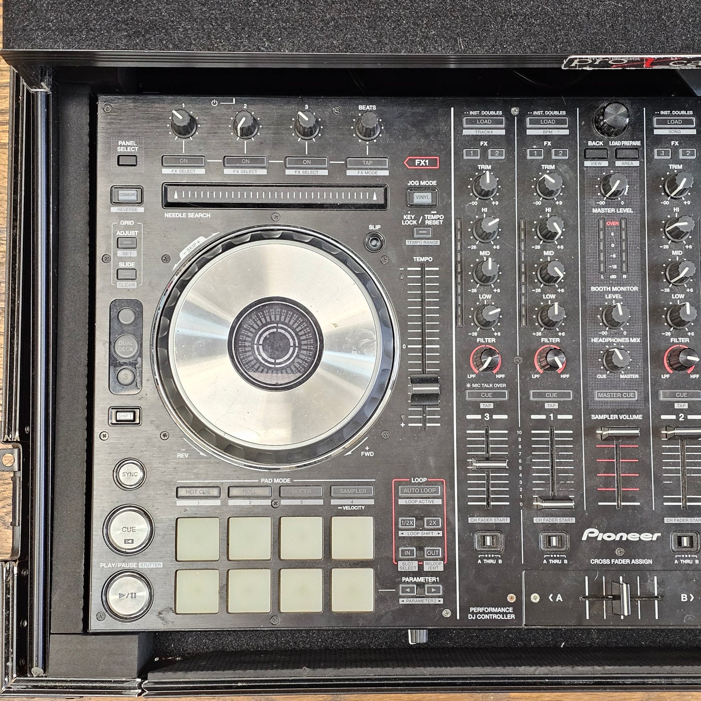 Pioneer DJ DDJ-SX 4-Channel DJ Controller with Hard Case
