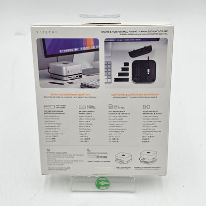 New Satechi Stand and Hub for Mac Mini with NVMe SSD Enclosure