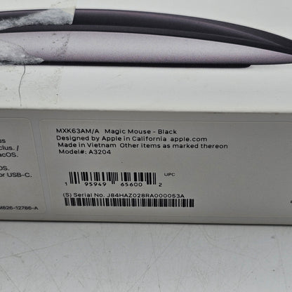 Apple Magic Mouse 2 A3204 Black