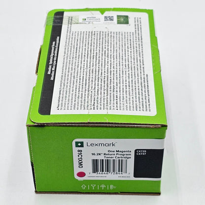 New Lexmark 81C1XMO Magenta Toner Cartridge