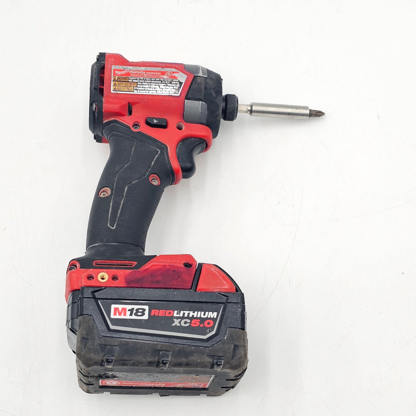 Milwaukee 2953-20 M18 18V M18 FUEL 1/4" Hex Impact Driver with Battery