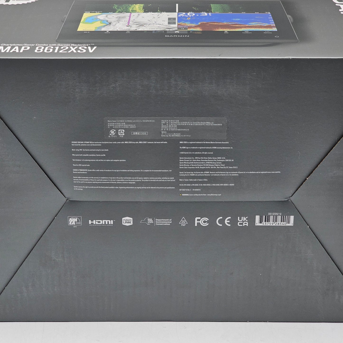 New Garmin GPSMAP 8612XSV Fish Finder