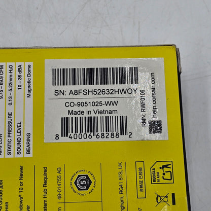 New CORSAIR iCUE LINK RGB 120mm PWM LX120