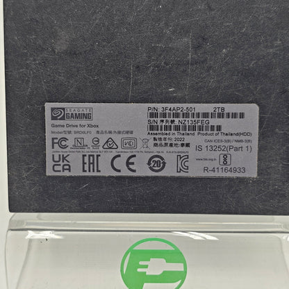 Seagate 2.5" Gaming Drive 2TB Micro USB-B to USB-A SSD SRD0LF0